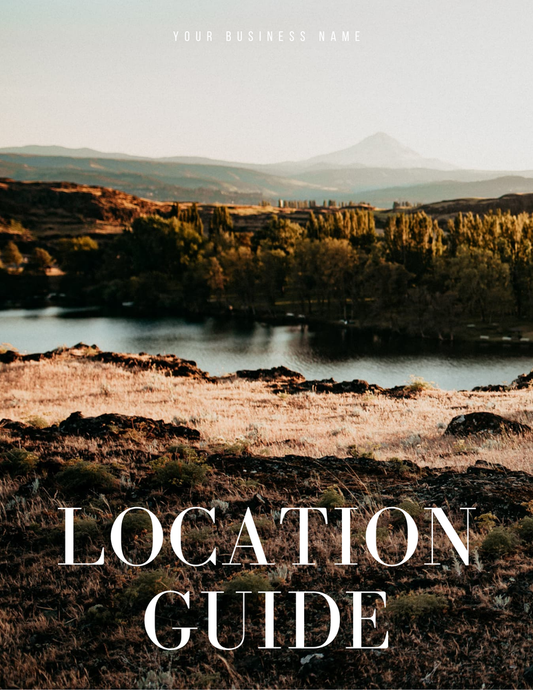 Editable Outdoor Location Guide